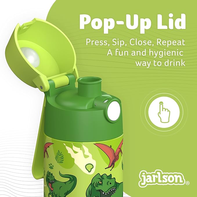 Jarlson® Mali Children's Water Bottle, Thermal Stainless Steel Water Bottle - Image 5