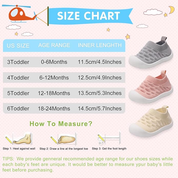 Baby First-Walking Shoes 1-4 Years Kid Shoes Trainers Toddler Infant Boys Girls - Image 6
