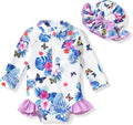 Aalizzwell Baby Girls Long Sleeve One Piece Swimsuit by Aalizzwell