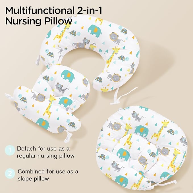 Little Grape Land Nursing Pillow, 3pk Baby Support Pillow - Image 7