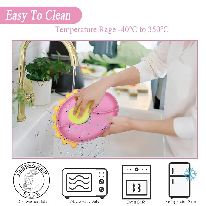 Silicone Suction Plates for Baby Toddler - Image 4