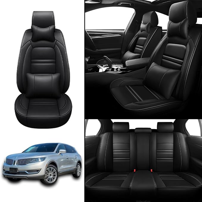 Car Seat Covers for Lincoln mkx 2007-2018 | 5-Seats Seat Covers, Waterproof - Image 2