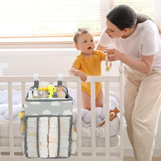Maliton Hanging Diaper Caddy Organizer - Image 7