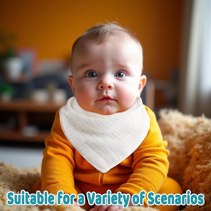Baby Bibs Muslin Drool Teething Drooling Bibs - Image 6