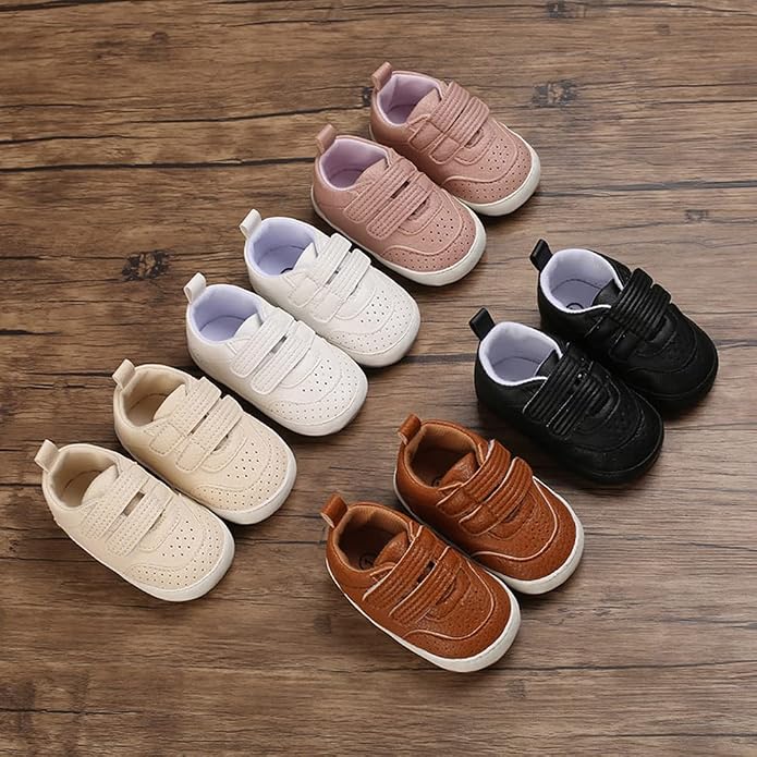 Clowora Baby Boys Girls Shoes Non-Slip Rubber Sole Sneakers Infant First - Image 7