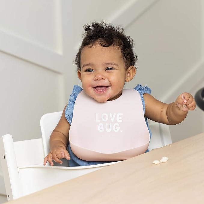 Bella Tunno Baby Bib for Eating, Waterproof Silicone Bib - Image 2