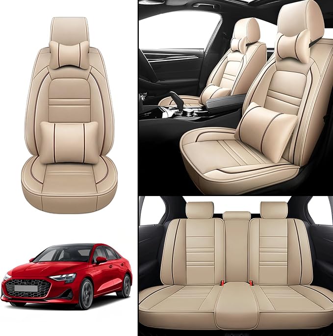 Car Seat Covers for Audi a3 2006-2025 | 5-Seats Seat Covers, Waterproof Seat - Image 2