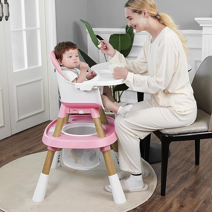 Baby High Chair, 15 in 1 Convertible High Chairs - Image 2