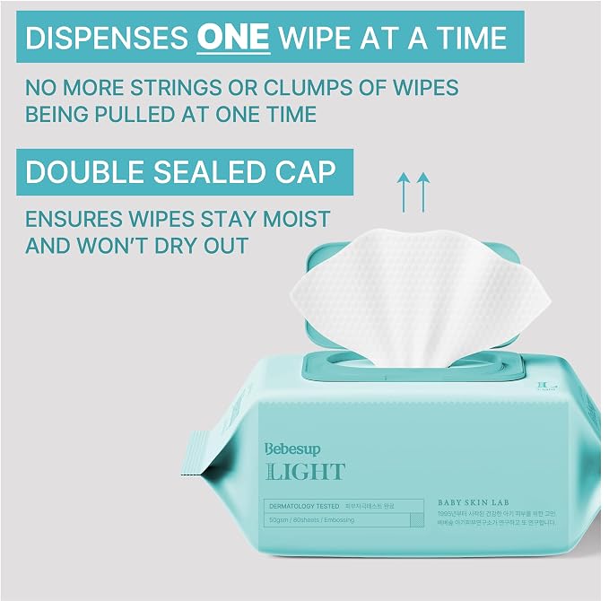 BEBESUP- Korea's #1 Light Baby Wipes - Image 6