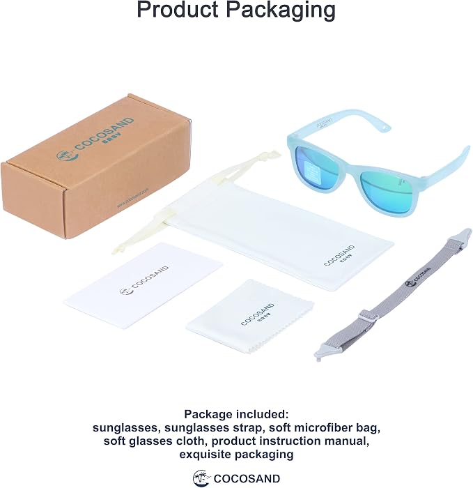 COCOSAND Flexible Baby Sunglasses - Image 2