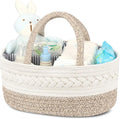 Maliton Diaper Caddy Organizer for Baby, Cotton Rope Baby Gift Basket, Portable by Maliton