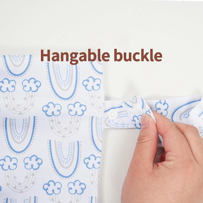 HappyFlute 9 Sets Newborn Baby Cloth Pocket Diapers Adjustable Reusable - Image 5