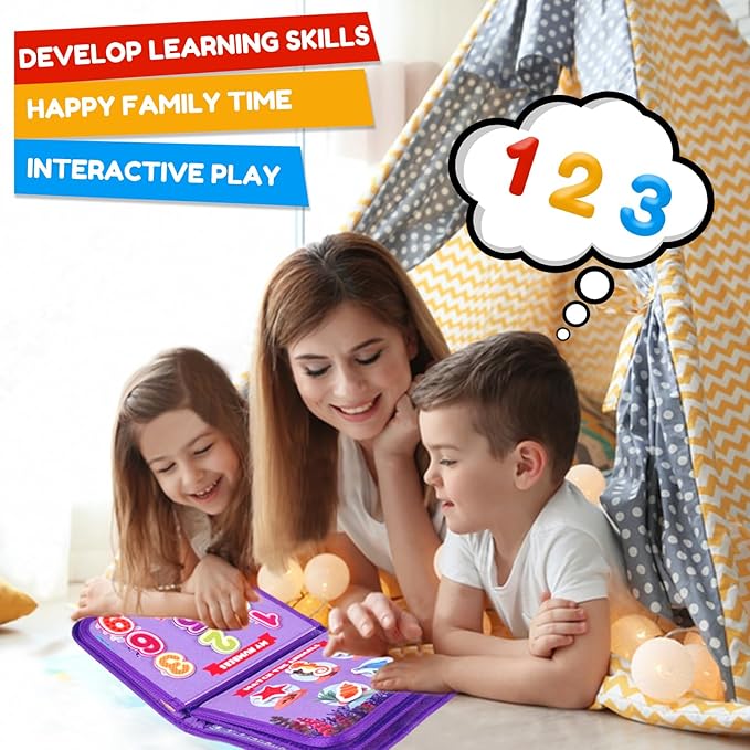Qizfun Montessori Busy Board Book - Image 6