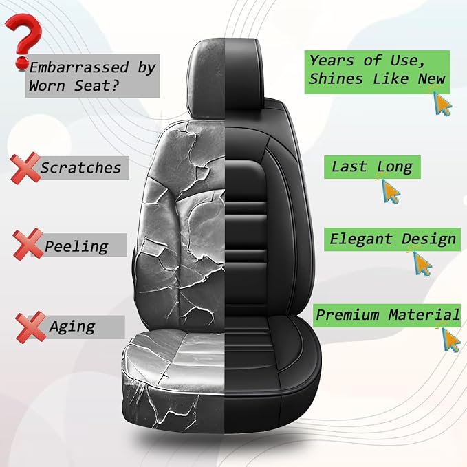 Seat Cover for Dodge Durango 2004-2025 | Car Seat Covers Front Seats, - Image 6