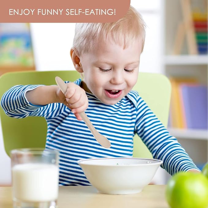 3-Piece Silicone Baby Feeding Spoons - Image 4