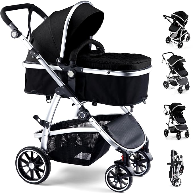 Baby Stroller, 2-in-1 Reversible Toddler Seat by HAGADAY