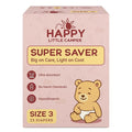 Happy Little Camper Super Saver Diapers, Size 3, Fragrance-Free, Ultra Absorbent by HappyLittleCamper