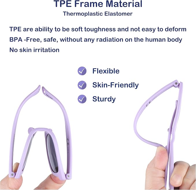 COCOSAND Flexible Baby Sunglasses - Image 4