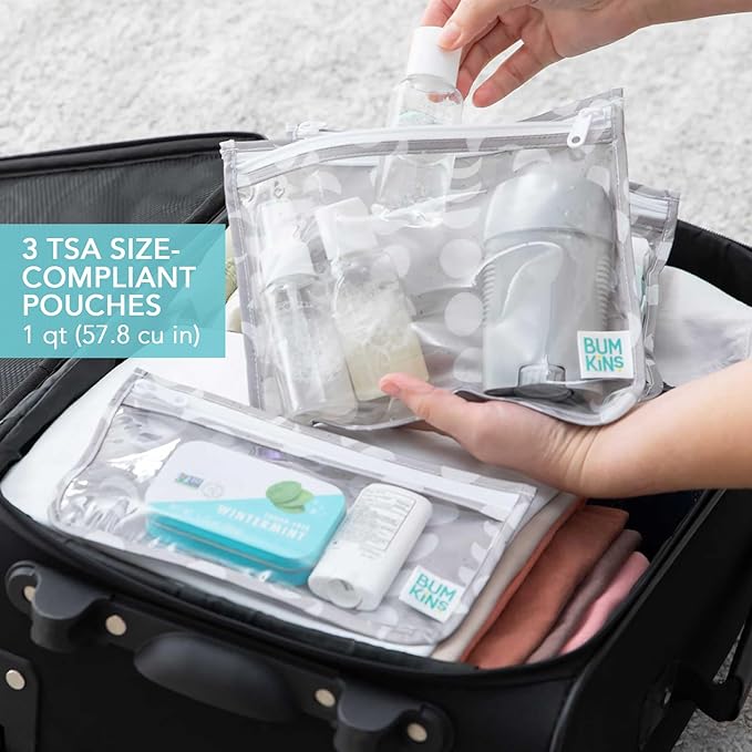 Bumkins - Waterproof Wet Bag & Clear Travel Bags - - Image 3