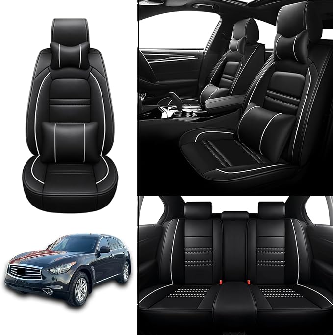 Car Seat Covers for Infiniti fx35 2003-2012 | 5-Seats Seat Covers, Waterproof - Image 2