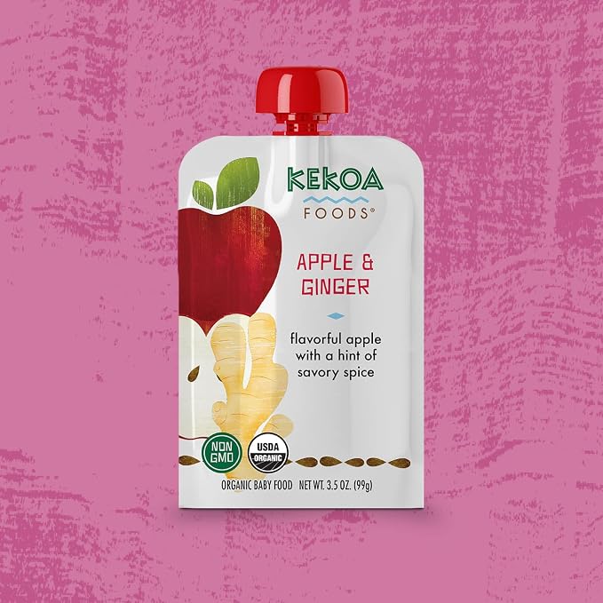 Kekoa Foods 100% USDA Certified-Organic Vegetarian Baby Food Puree Variety - Image 5