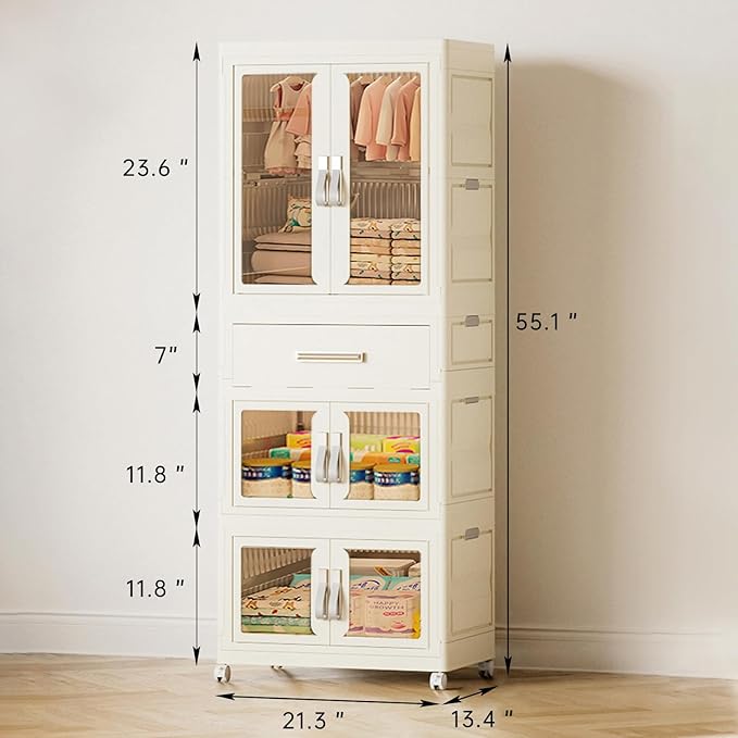 Portable Kids Wardrobe Closet - Image 2