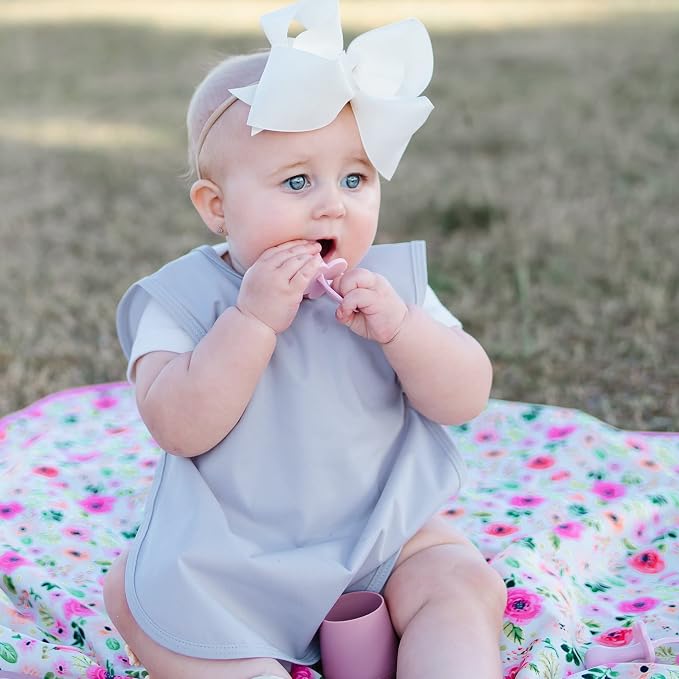 BapronBaby Minimalist Light Grey Bapron - Image 6