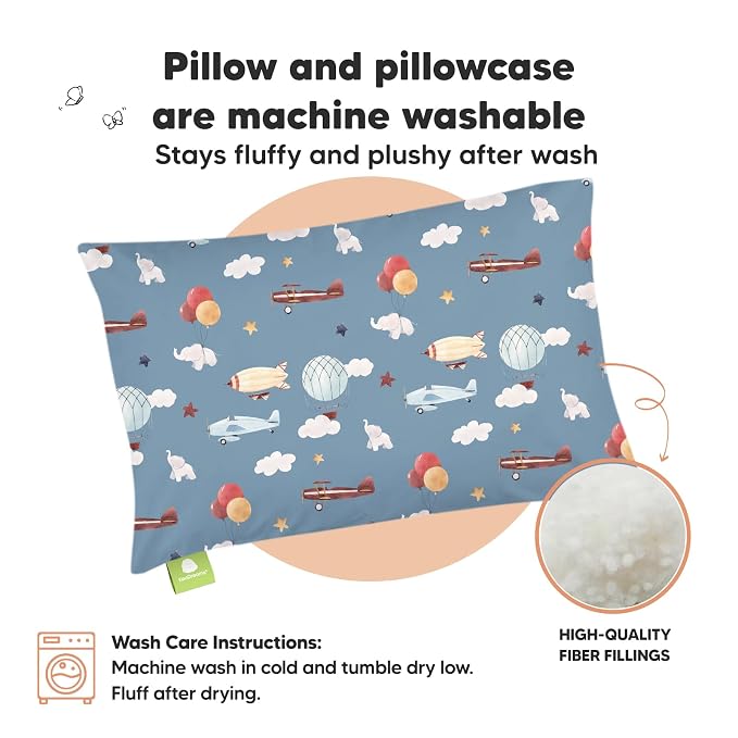 Toddler Pillow with Pillowcase - Image 4