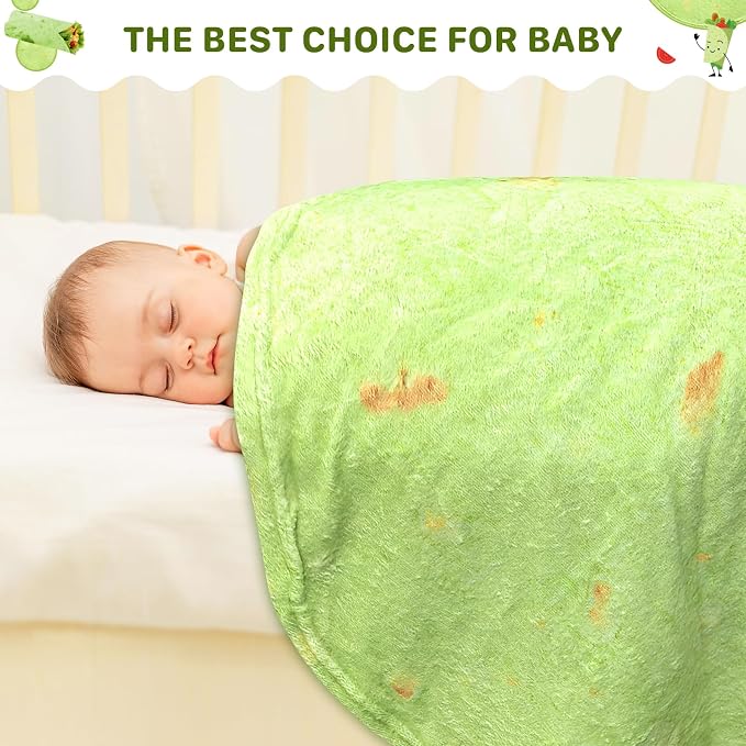 Spinacia Blanket Baby, Spinacia Swaddle, Blanket - Image 6