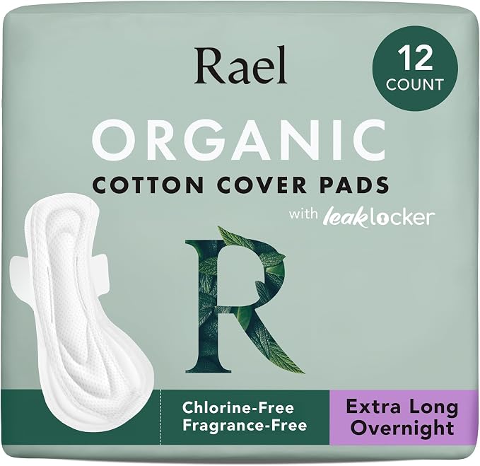 Rael Pads for Women, Organic Cotton Cover by Rael