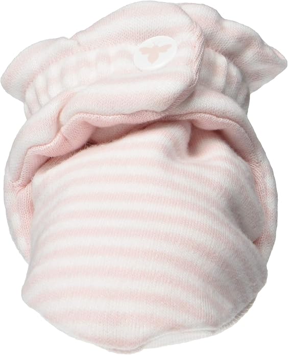 Burt's Bees Baby Unisex Booties Organic Cotton Newborn Essentials Shoes - Image 2