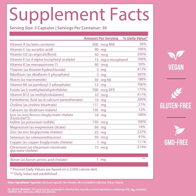 GOBIOTIX Prenatal Vitamins for Women - Image 6