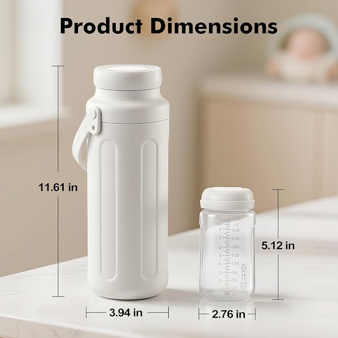 Portable Breast Milk Cooler - 19oz Breast Milk Cooler Bottle - Image 7