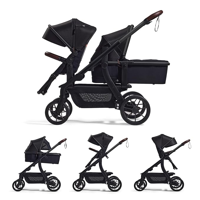 Momcozy ChangeGo Baby Stroller, Convertible Single-to-Double-to-Wagon Stroller by Momcozy