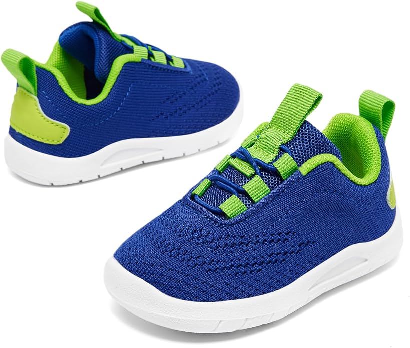 MORENDL Toddler Slip On Sneakers Baby Walking Shoes Non-Slip Breathable Unisex - Image 3