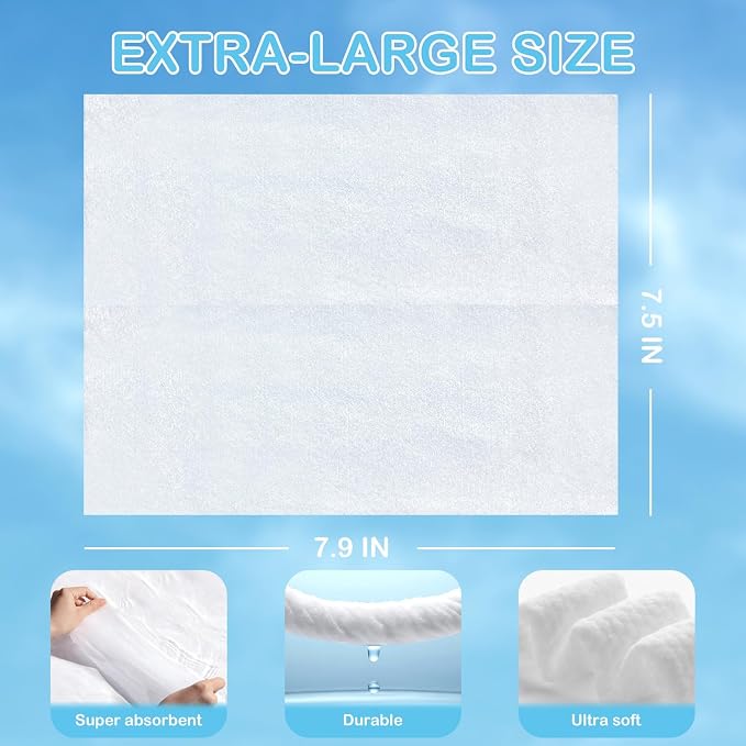 Dry Wipes - HAPPY BUM Baby Wipes, Large Baby Wipes, Wet and Dry Use, Unscented - Image 4