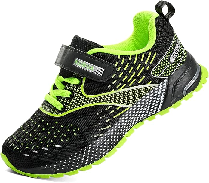 KUBUA Kids Sneakers for Boys Girls Running Tennis Shoes Lightweight Breathable by KUBUA