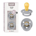BIBS Pacifiers Colour Collection | Natural Rubber Baby Pacifier | Set of 2 by BIBS