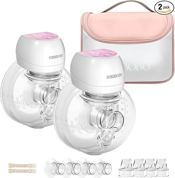 KISSBOBO ABP-1508 Hands Free Breast Pump Wearable by KISSBOBO
