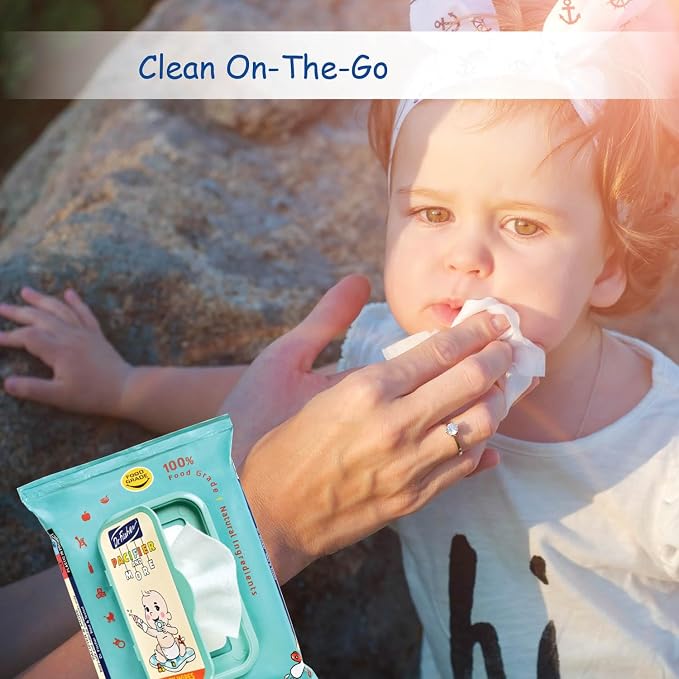 Dr. Fischer Pacifier Wipes, 100% Food Grade, Non-toxic - Image 3