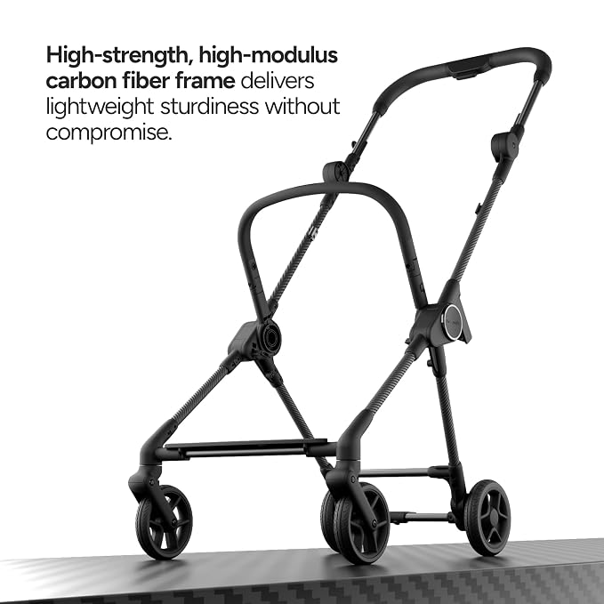 Mompush Nexis Carbon Travel Stroller, Ultra-Lightweight 11.5 lbs, Compact & - Image 4