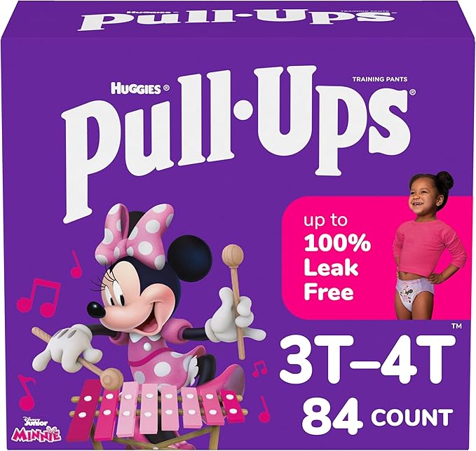 Pull-Ups Girls' Potty Training Pants, Size 3T-4T Training Underwear by Pull-Ups