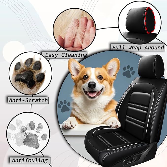 Seat Cover for Tahoe 1995-2025 | Car Seat Covers Front Seats, Waterproof Seat - Image 8
