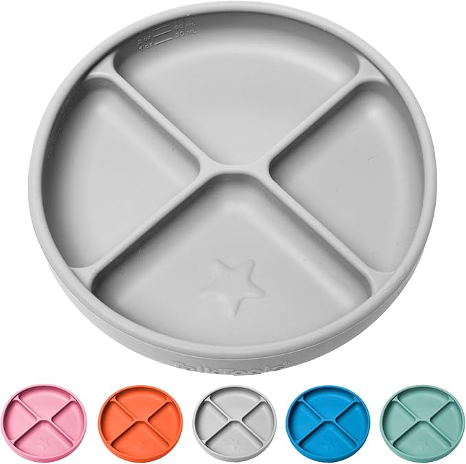TalkTools Itsy Plate Must-Have Silicone Baby Plates by TalkTools