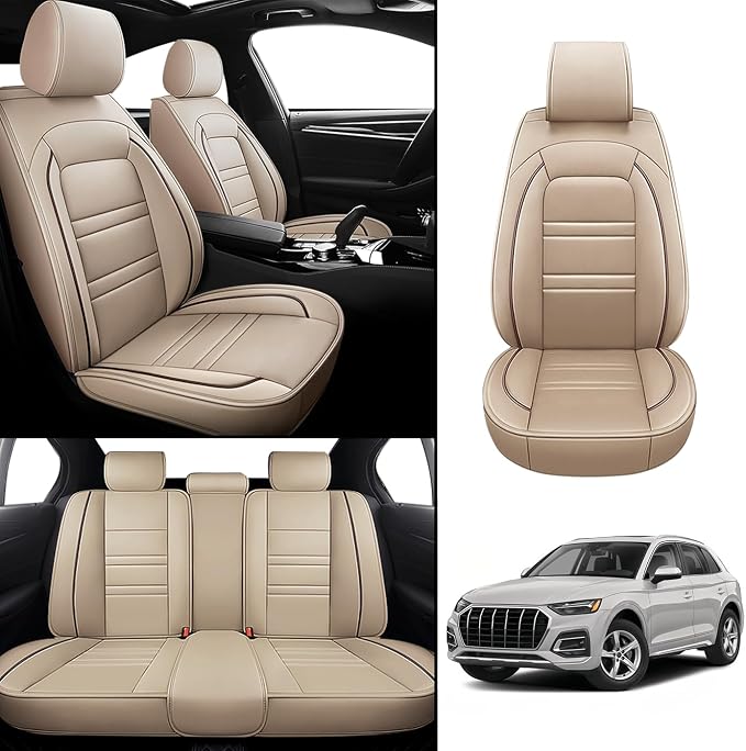 Seat Covers for Audi q5 2009-2025 | 5-Seats Leather Seat Covers - Image 2
