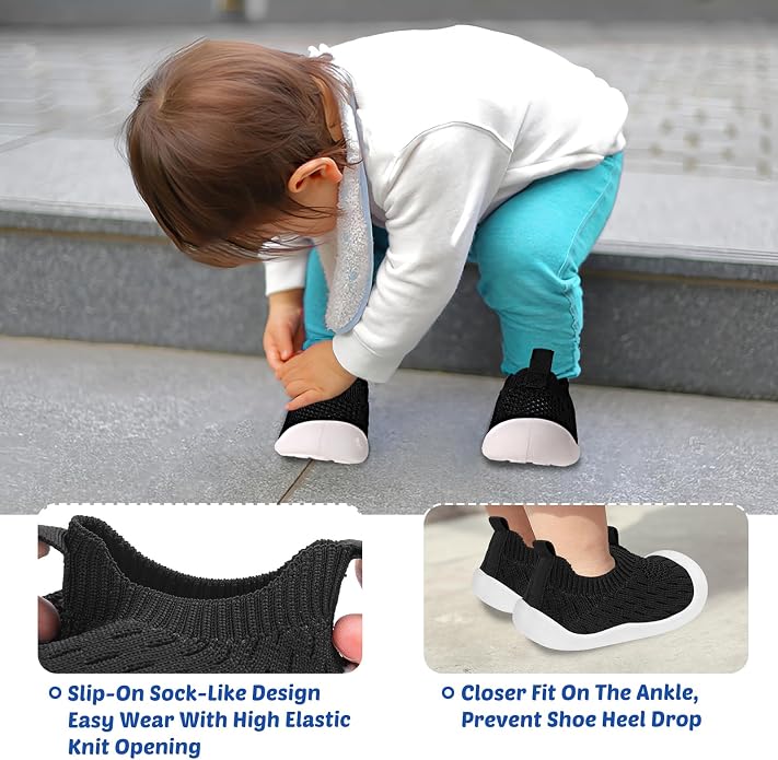 Baby Walking Shoes Toddler Girl Boy Soft Sole Breathable Cotton Canvas Shoes - Image 2