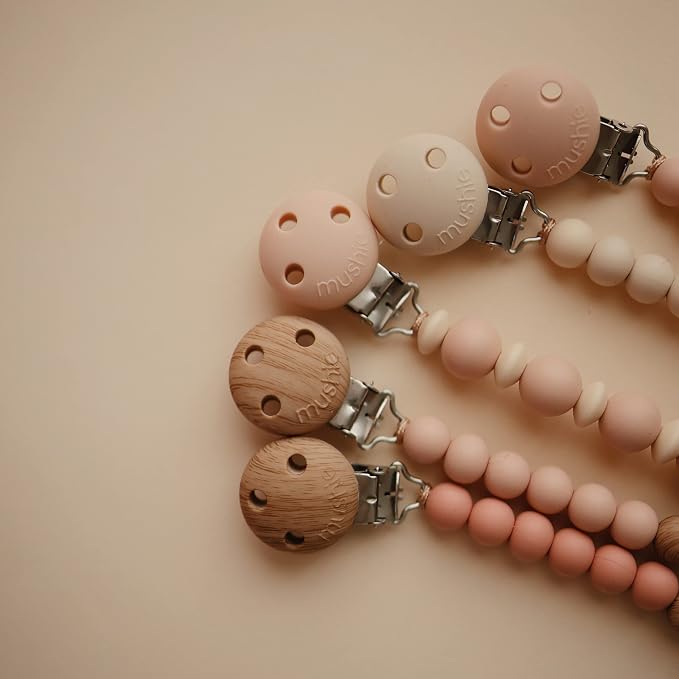mushie 100% Silicone Baby Pacifier Clip BPA Free | Eva - Image 6