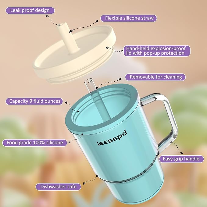 Toddler Cups – 9 oz Adorable Miniature Tumbler - Image 4