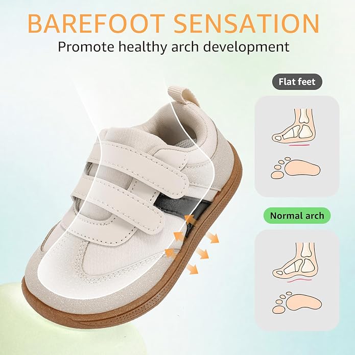 Toddler Wide Toe Box Barefoot Shoes Boys Girls Sneakers Zero Drop Kid Tennis - Image 4