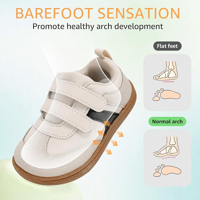 Toddler Wide Toe Box Barefoot Shoes Boys Girls Sneakers Zero Drop Kid Tennis - Image 4